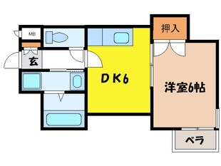 グレ－スホリベ５の物件間取画像